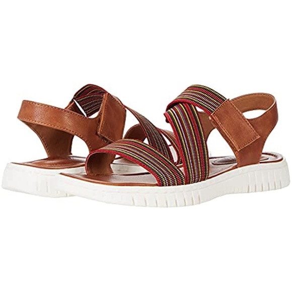 Sofft Shoes - EuroSoft Clarice Stretch Sandals in Red Brown Sofft 10